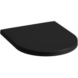 Abattant WC KARTELL avec couvercle, amovible, avec mécanisme de fermeture amortie LAUFEN noir mat
