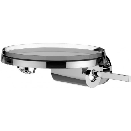 Mitigeur monocommande de lavabo mural KARTELL Disc, pour Simibox 1 point chromé LAUFEN