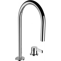 Mitigeur lavabo 2 trous KARTELL sans vidage chromé LAUFEN