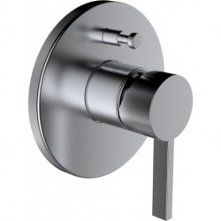 Set de finition KARTELL pour mitigeur de bain à encastrer, SimiBox avec interrupteur de tuyau Acier inoxydable PVD LAUFEN