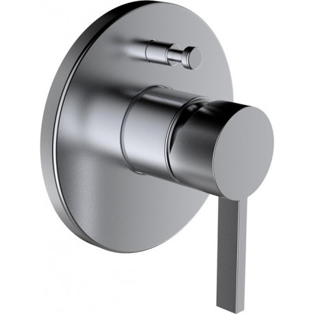 Set de finition KARTELL pour mitigeur de bain à encastrer, SimiBox avec interrupteur de tuyau Acier inoxydable PVD LAUFEN