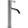 Mitigeur lavabo sur colonne KARTELL sans vidage PVD inox LAUFEN