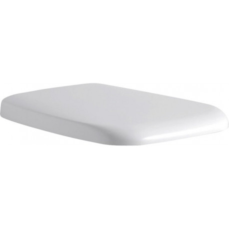 Abattant WC VENTUNO avec couvercle, charnières en acier inoxydable fermeture amortie blanc IDEAL STANDARD