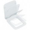 Abattant WC STRADA II avec couvercle, charnières en acier inoxydable Softclosing Sandwich blanc IDEAL STANDARD
