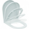 Abattant WC BLEND ROUND 360x455x35mm blanc fermeture amortie IDEAL STANDARD