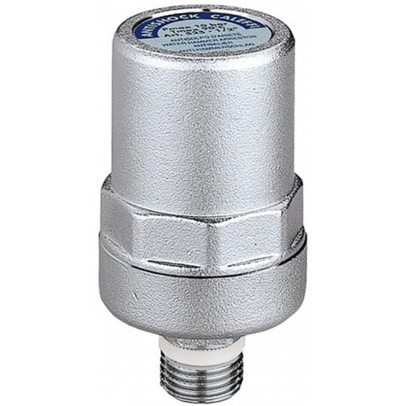 Clapet anti coups bélier en laiton chroméé 1/2 pouce Caleffi