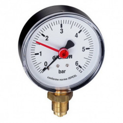 Manometre 0-10bar 1/4 unten Typ 557 0-10 bar, 1/4 Caleffi