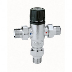 Thermomixer laiton, réglable 3/4 pouce, 30-65 GrC Caleffi