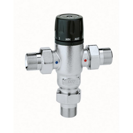 Thermomixer laiton, réglable 3/4 pouce, 30-65 GrC Caleffi