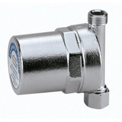 Clapet anti coups bélier laiton, chroméé 3/4 femelle x 3/4 mâle Caleffi