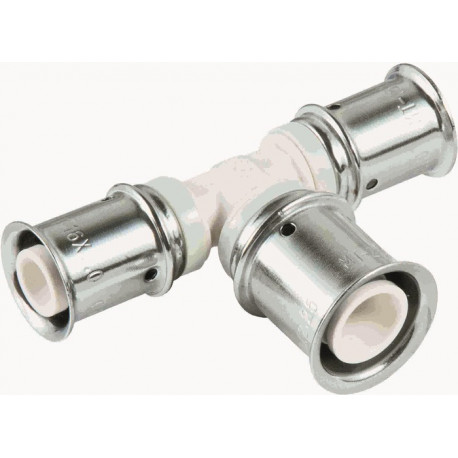 Pièce en T de presse réduite, en PPSU 32 x 25 x 32 mm MULTITUBO