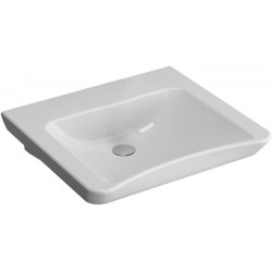 Lavabo S20 600 x 545/510 mm sans trou pour robinet, sans trop-plein blanc VITRA