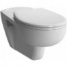 WC suspendu CONFORMA VITRAFLUSH à fond creux, sans rebord de chasse, 350 x 700 mm blanc VITRA