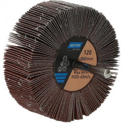 Disque à lamelle sur tige R207Plus 80x30x6 P120 (Par 10)