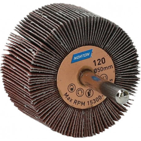 Disque à lamelle sur tige R207Plus 50x30x6 P120 (Par 10)
