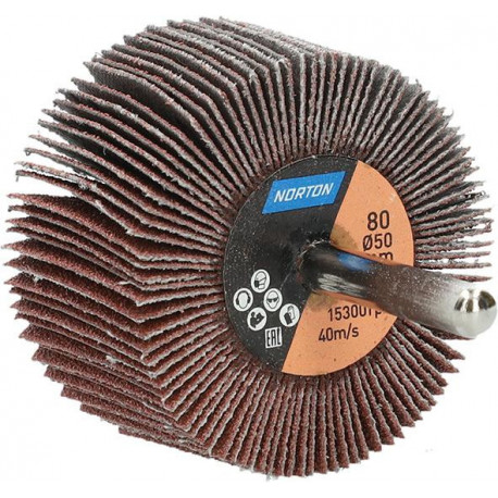 Disque à lamelle sur tige R207Plus 50x30x6 P80 (Par 10)