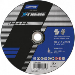 Disque à tronçonner X-Treme 230x19 T41