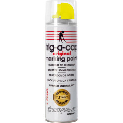 Spray de marquage de chantier t-a-c 500ml jaune fluo (Par 12)