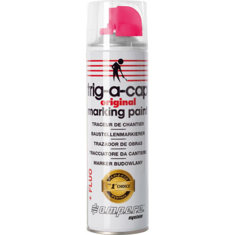 Spray de marquage de chantier t-a-c 500ml rose fluo (Par 12)