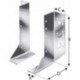 Support pour solives inox 2-unités SDE440 / 30 (Par 20)