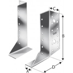 Support pour solives inox 2-unités SDE440 / 30 (Par 20)