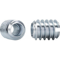 Écrou à visser avec fente DIN 7965 zn avec fentes M 8 x 14 x 15 (Par 400)