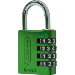 Cadenas à code 144/40 vert Lock-Tag