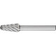 Fraise HM Forme cône rond 1020 INOX 6mm 10x20mm Pferd