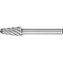 Fraise HM Forme cône rond 1020 INOX 6mm 10x20mm Pferd