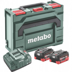 Kit de base batterie 180 V LiHD Metabo2x180V 80 Ah chargeur ASC Ultra metaBOX