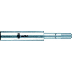 Porte-embout 55mm pour 1/4 Bits Magnet + Anneau à ressort 72mm Wera