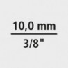 Embout de tournevis avec fonction de maintien 3/8 T25x107mm Wera