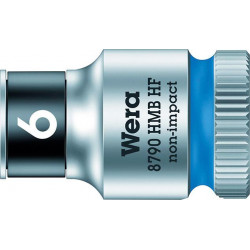 Douille hexagonal 3/8 6mm avec fonction de maintien Wera
