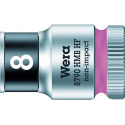 Douille hexagonal 3/8 8mm avec fonction de maintien Wera