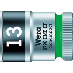 Douille hexagonal 3/8 13mm avec fonction de maintien Wera