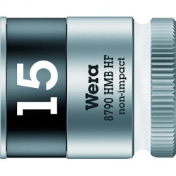 Douille hexagonal 3/8 15mm avec fonction de maintien Wera