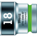 Douille hexagonal 3/8 18mm avec fonction de maintien Wera