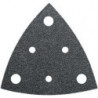 Feuilles abrasives velcro percé 80mm K60 VE5 Fein