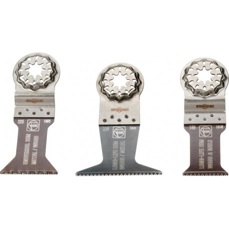 Set d'accessoires Multimaster E-Cut Combo Starlock Fein Bois + Metal