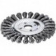 Brosse ronde fil d'acier 178x14mm 0,5mm 