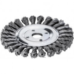 Brosse ronde fil d'acier 178x14mm 0,5mm 