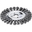 Brosse ronde fil d'acier 178x14mm 0,5mm 