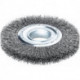 Brosse ronde fil d'acier 200x24/27mm ondulé 35mm 