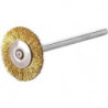 Miniatur-Brosse ronde Laiton 19x01mm 