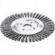 Brosse pinceau fil d'acier 125x6mm 0,5mm 
