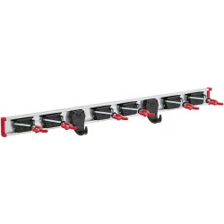 Kit de supports d'appareils mini 050m rail de guidage avec 6 supports d'appareils mini