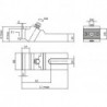Mâchoire de serrage stable 6497F plate 26 AMF
