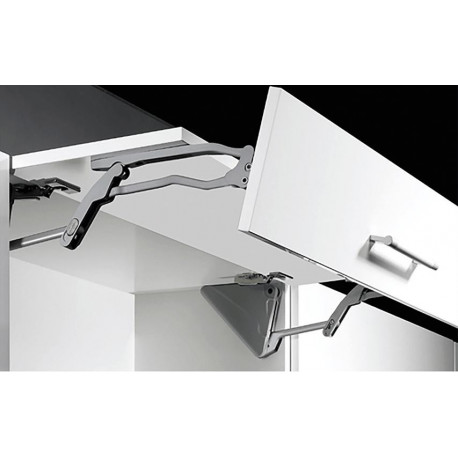 Raccord rabattable9079607 gris argent