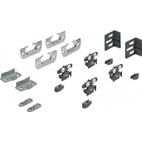 Ensemble de ferrures pour portes coulissantes 9136103