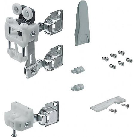 Ferrure de porte coulissante 927799112kg gauche gris